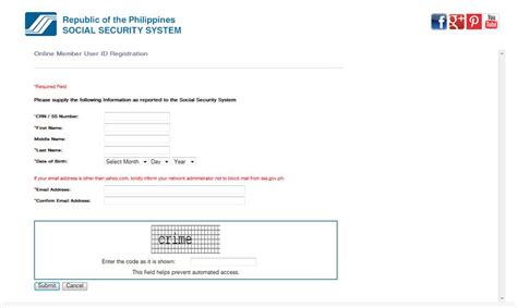 How to inform network administrator not to block sss.gov.ph.
